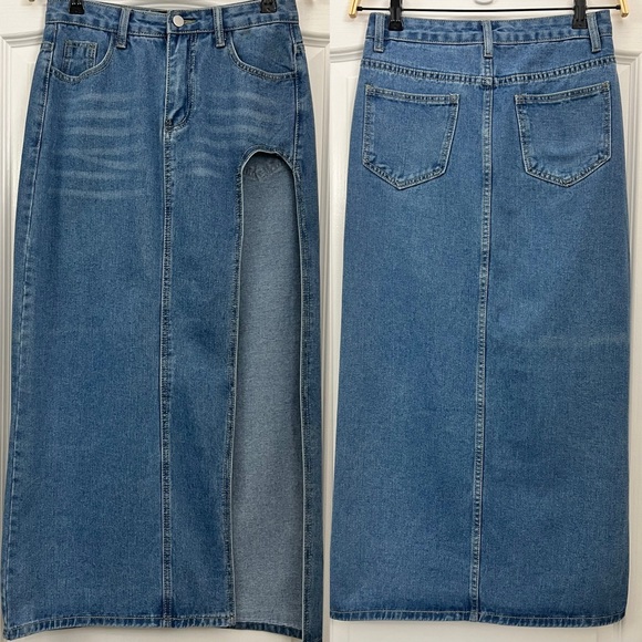Lulu b. Split Decision Maxi Skirt Women’s Size Small - Picture 12 of 12
